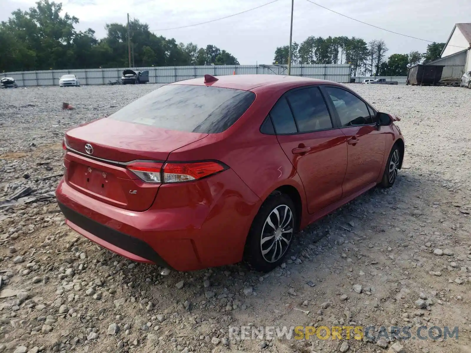 4 Photograph of a damaged car JTDEPRAE7LJ011897 TOYOTA COROLLA 2020