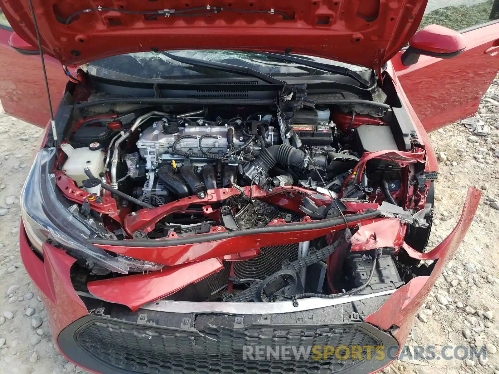 7 Photograph of a damaged car JTDEPRAE7LJ011897 TOYOTA COROLLA 2020