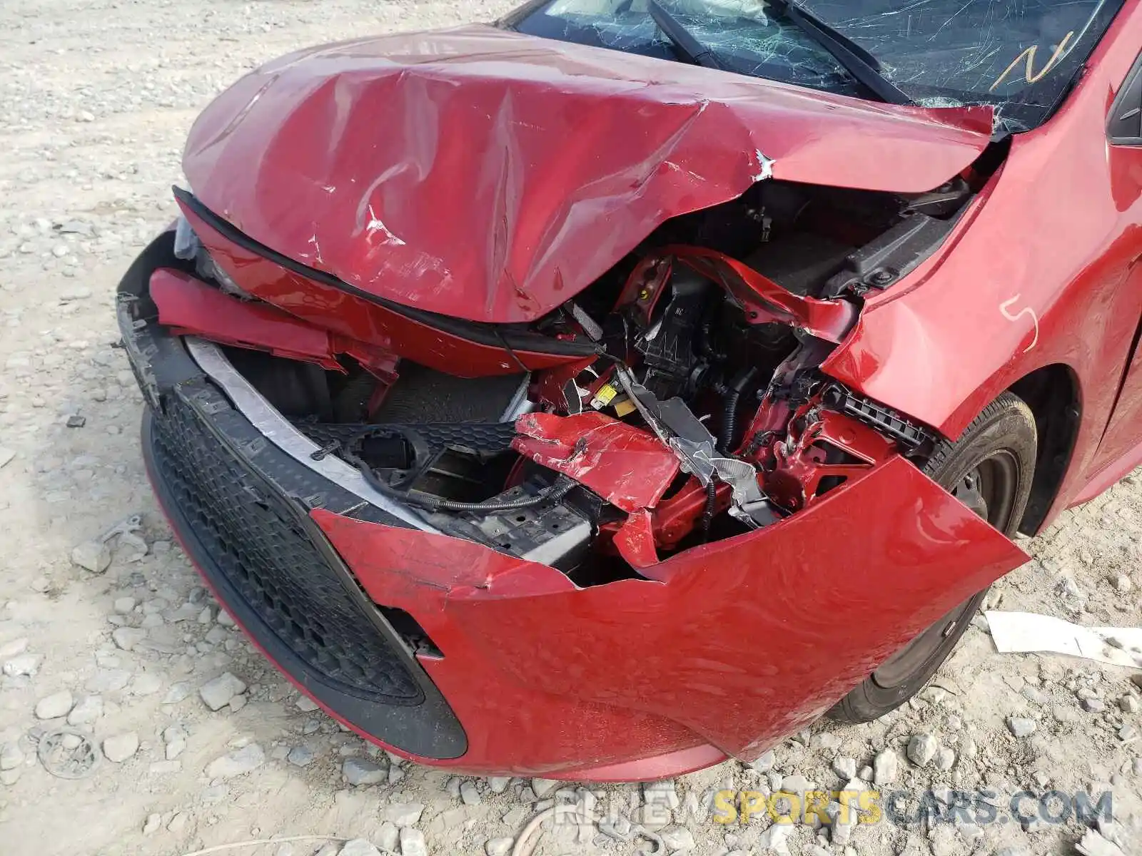 9 Photograph of a damaged car JTDEPRAE7LJ011897 TOYOTA COROLLA 2020