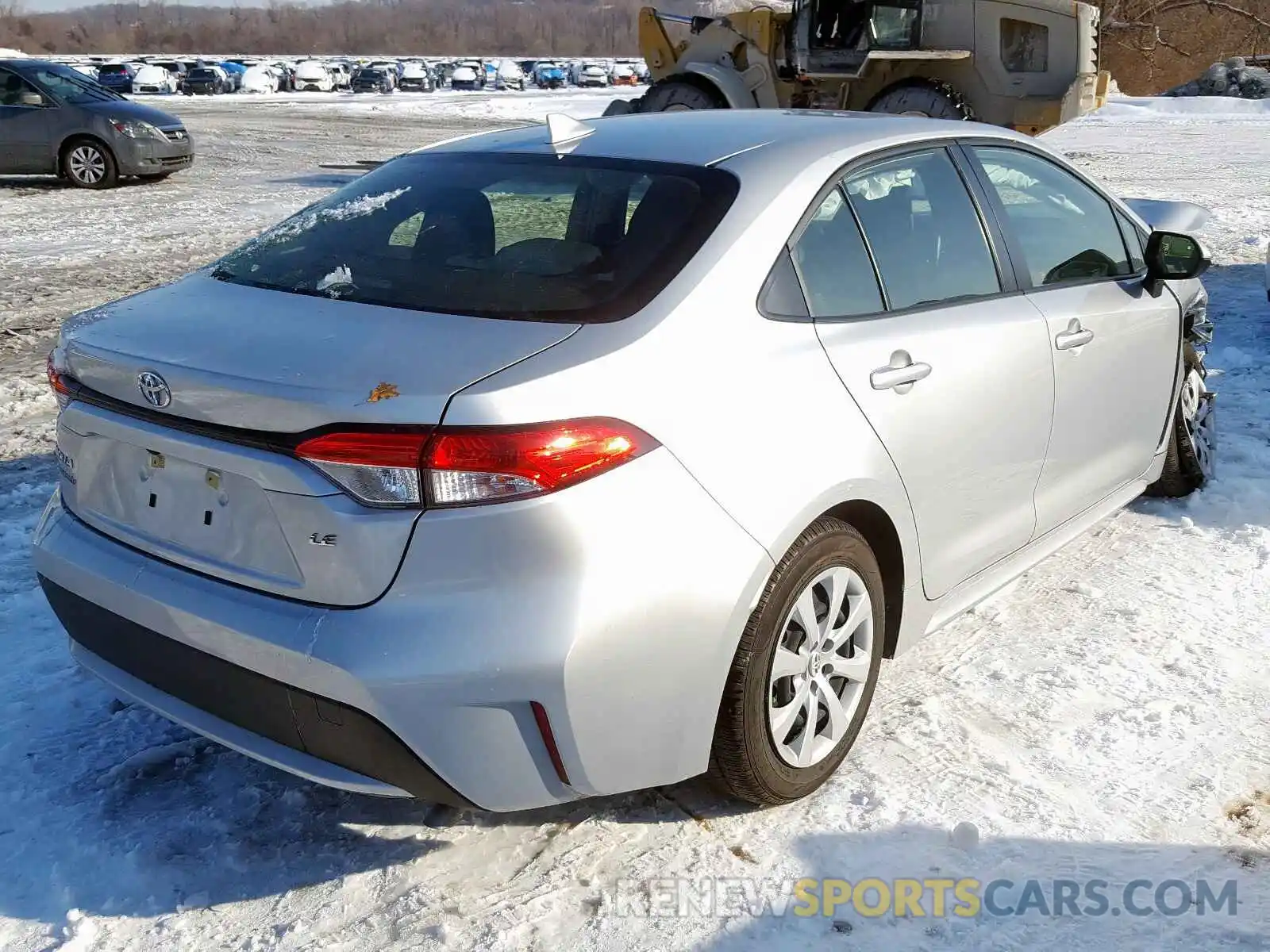 4 Photograph of a damaged car JTDEPRAE7LJ012273 TOYOTA COROLLA 2020