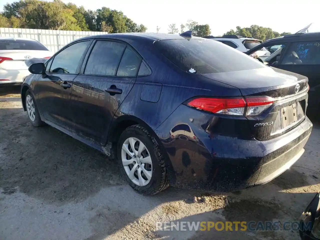 3 Photograph of a damaged car JTDEPRAE7LJ012533 TOYOTA COROLLA 2020