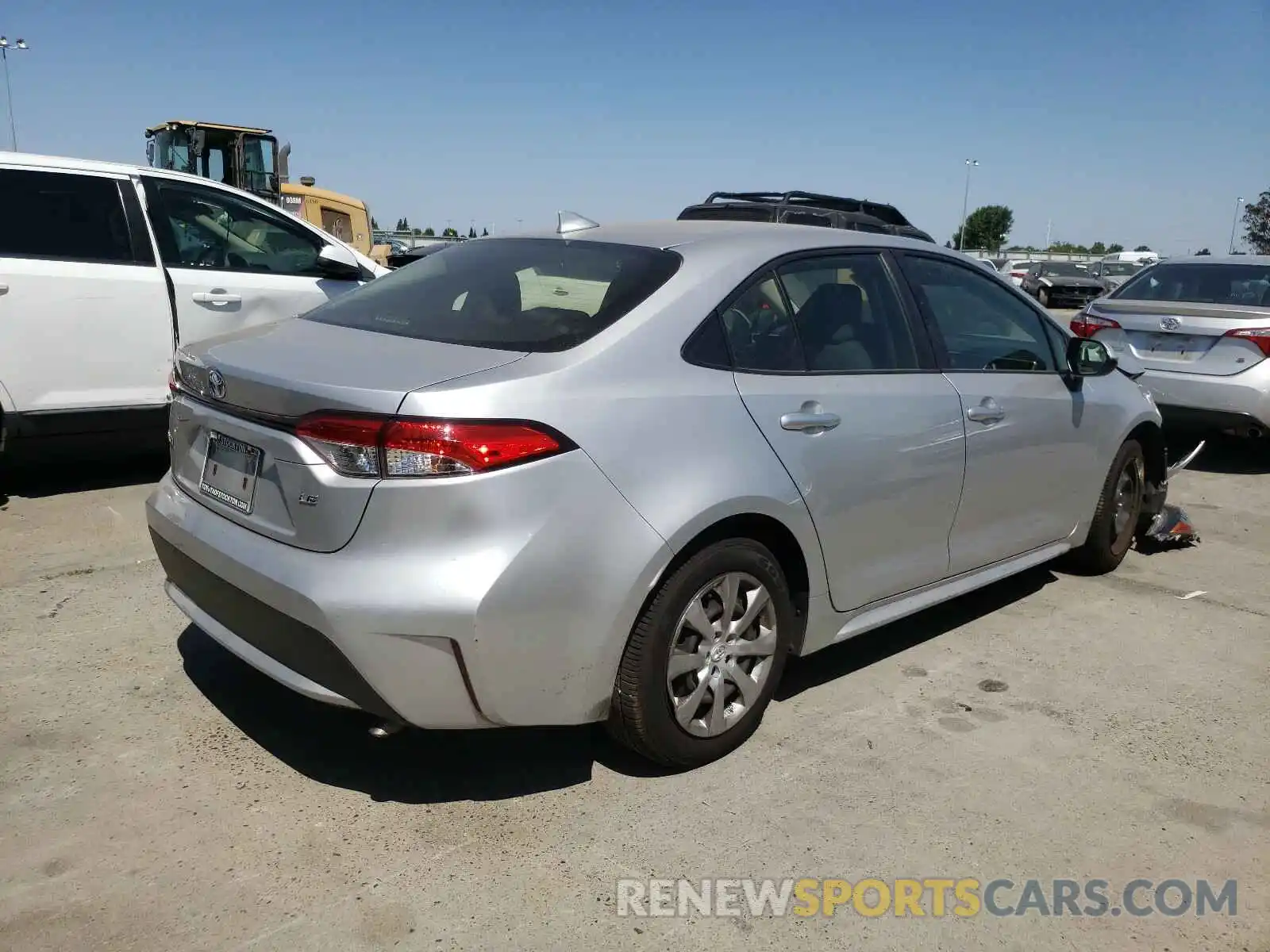 4 Photograph of a damaged car JTDEPRAE7LJ012919 TOYOTA COROLLA 2020