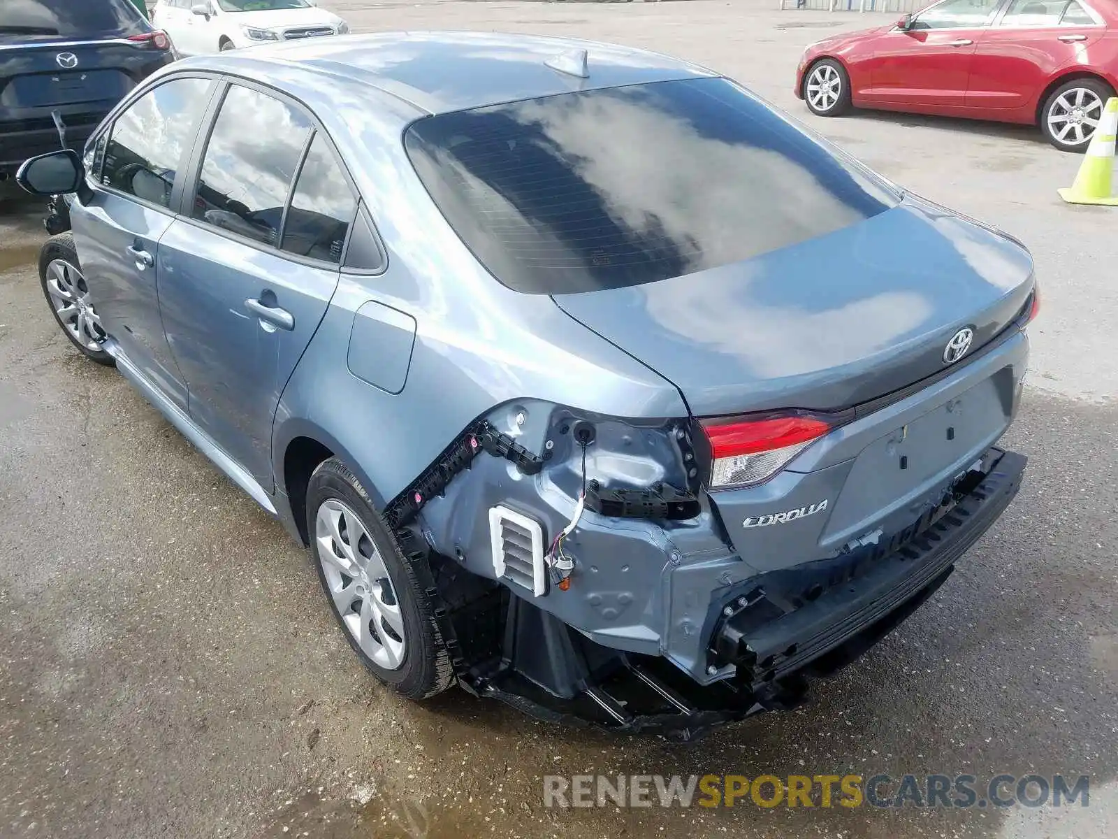 3 Photograph of a damaged car JTDEPRAE7LJ013245 TOYOTA COROLLA 2020