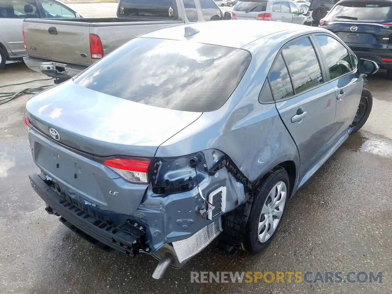 4 Photograph of a damaged car JTDEPRAE7LJ013245 TOYOTA COROLLA 2020