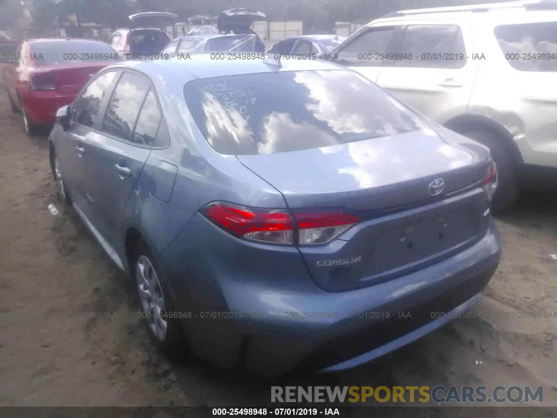 3 Photograph of a damaged car JTDEPRAE7LJ013486 TOYOTA COROLLA 2020