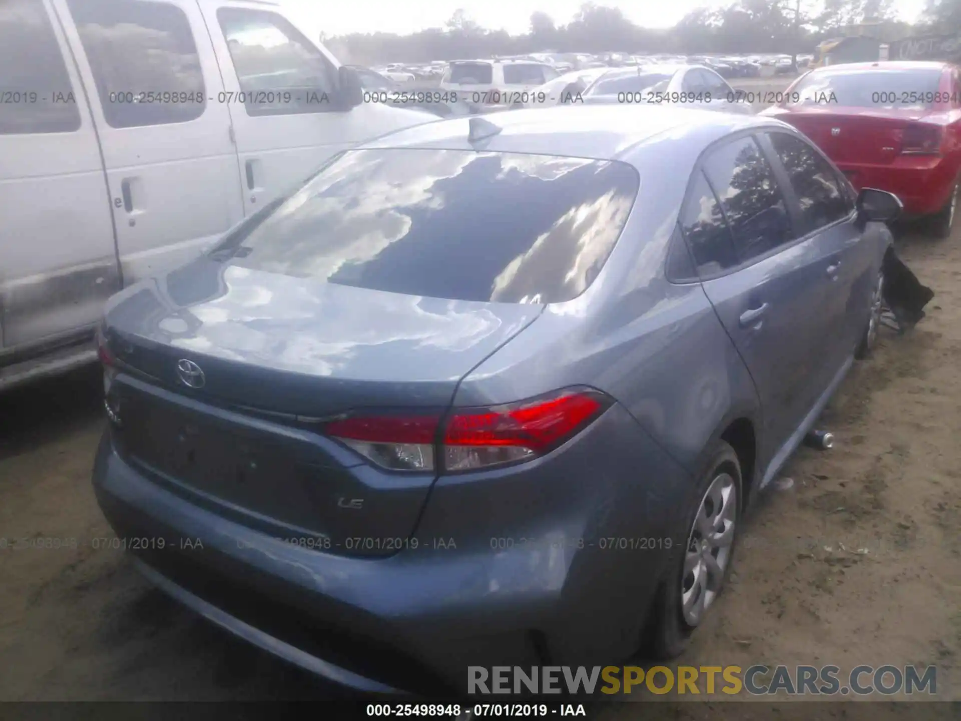 4 Photograph of a damaged car JTDEPRAE7LJ013486 TOYOTA COROLLA 2020