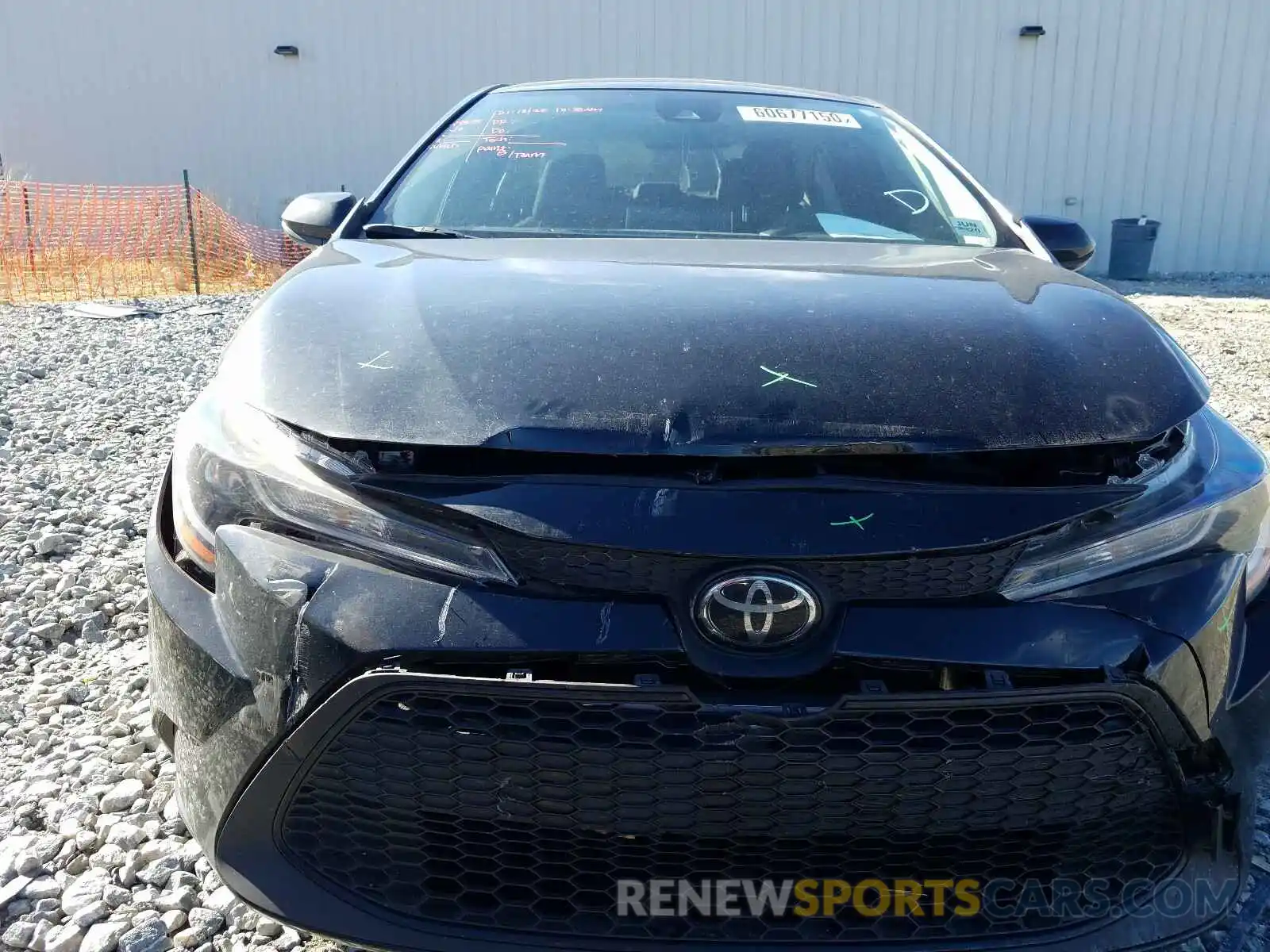 9 Photograph of a damaged car JTDEPRAE7LJ014394 TOYOTA COROLLA 2020