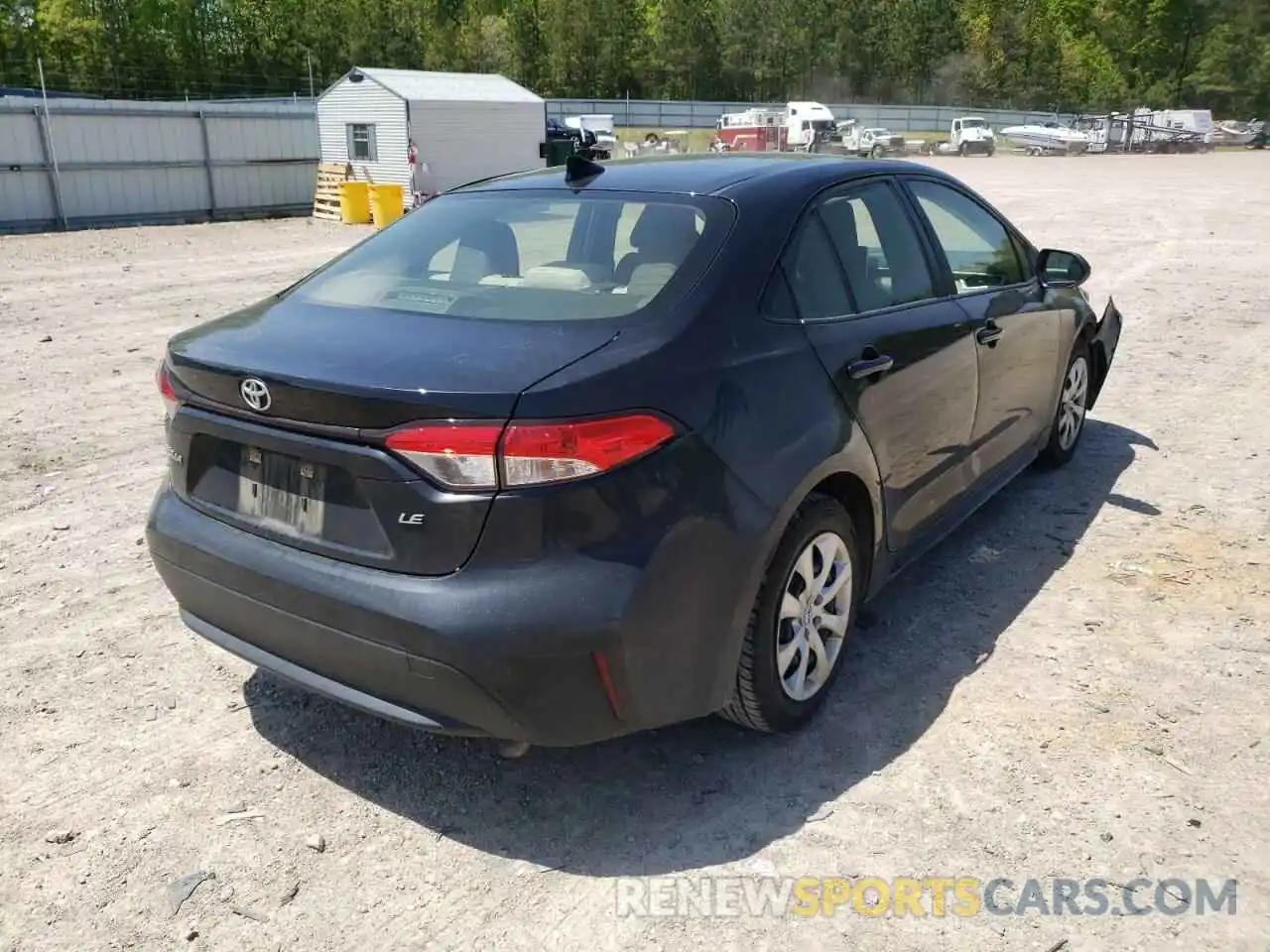 4 Photograph of a damaged car JTDEPRAE7LJ014458 TOYOTA COROLLA 2020