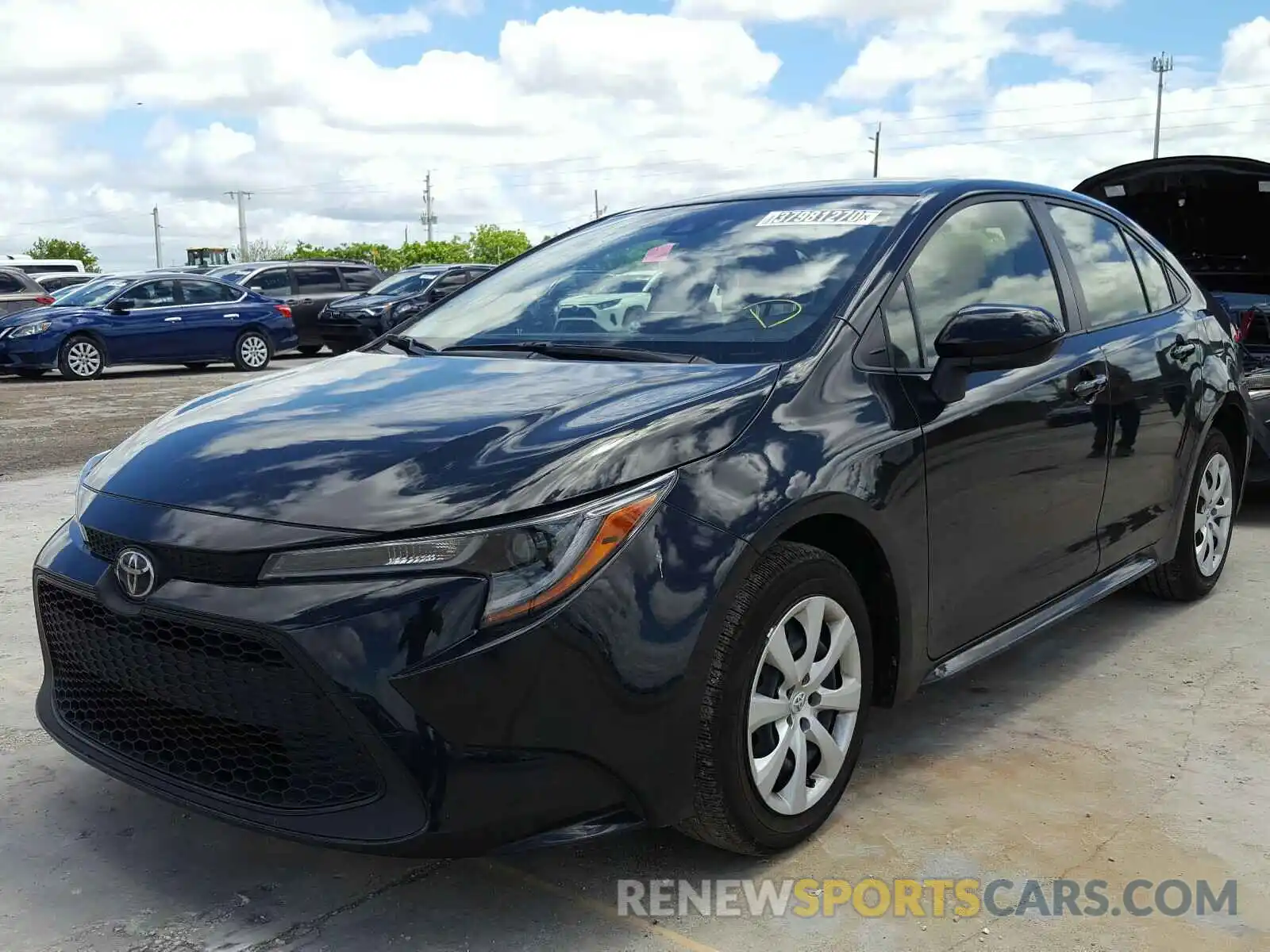 2 Photograph of a damaged car JTDEPRAE7LJ014668 TOYOTA COROLLA 2020