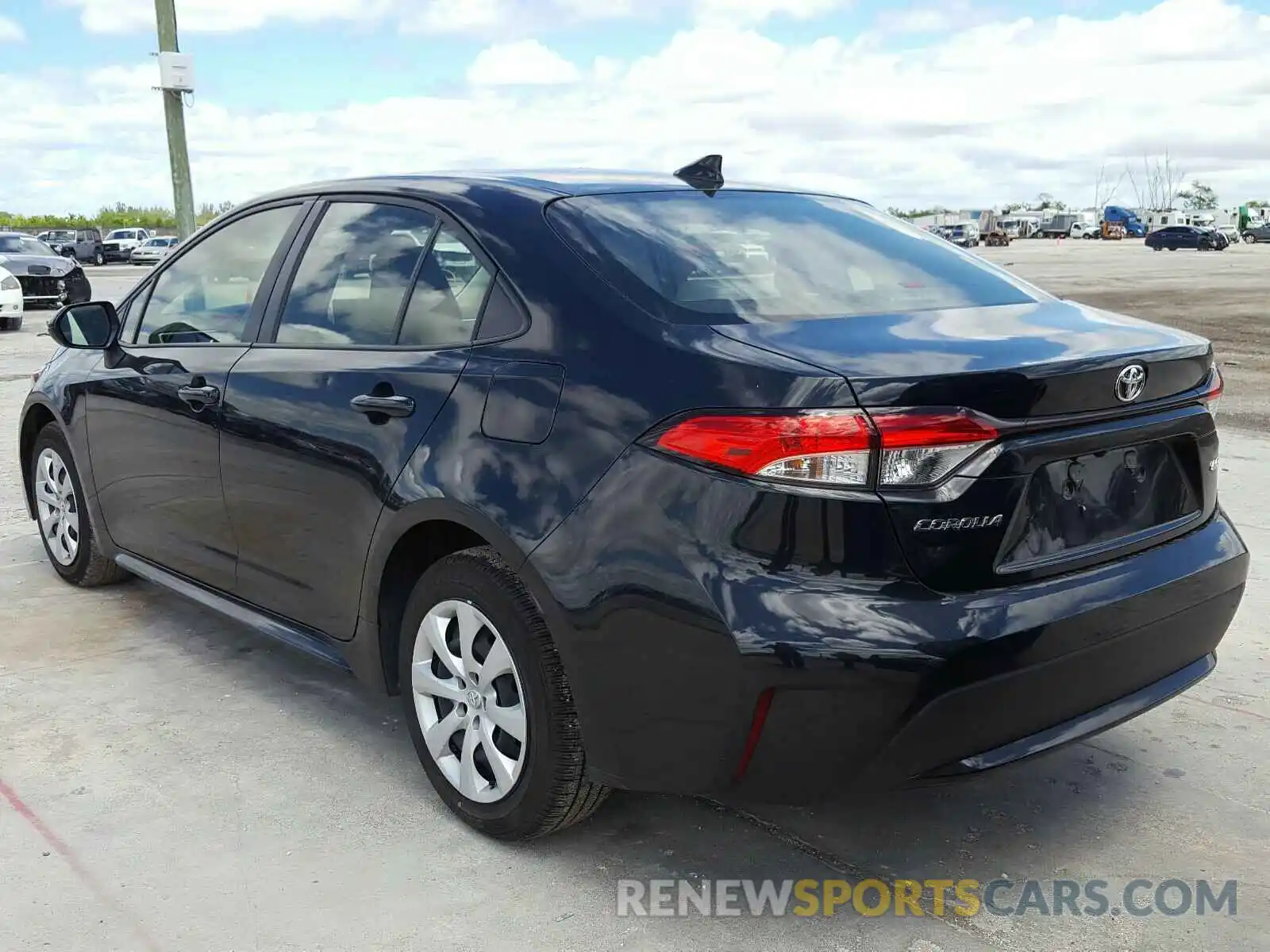 3 Photograph of a damaged car JTDEPRAE7LJ014668 TOYOTA COROLLA 2020