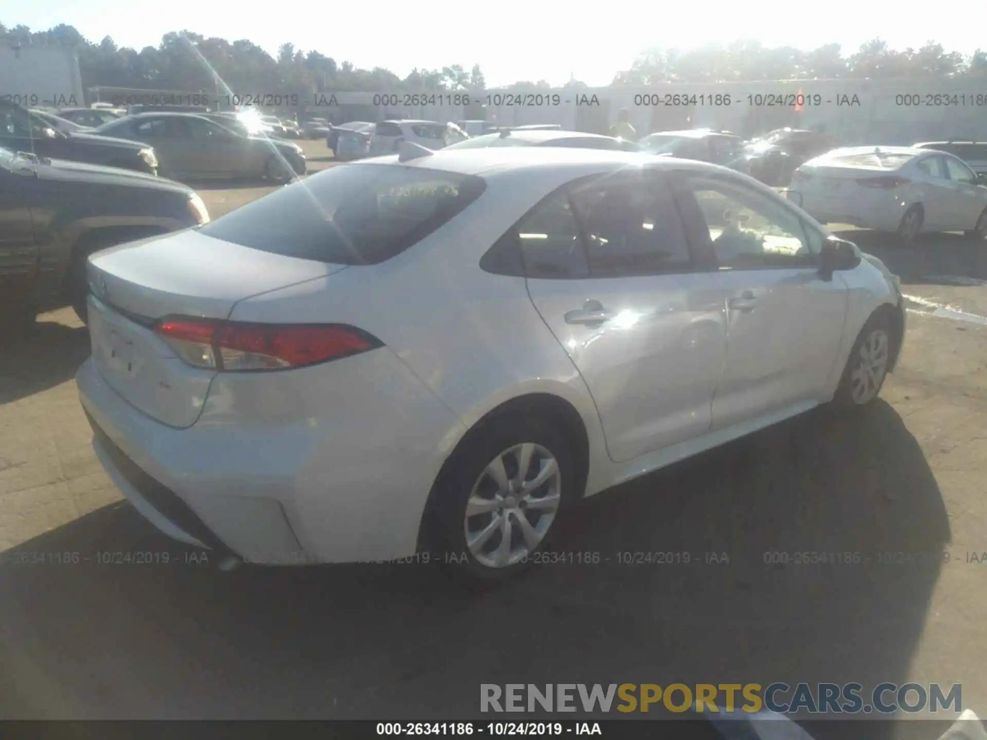 4 Photograph of a damaged car JTDEPRAE7LJ015416 TOYOTA COROLLA 2020