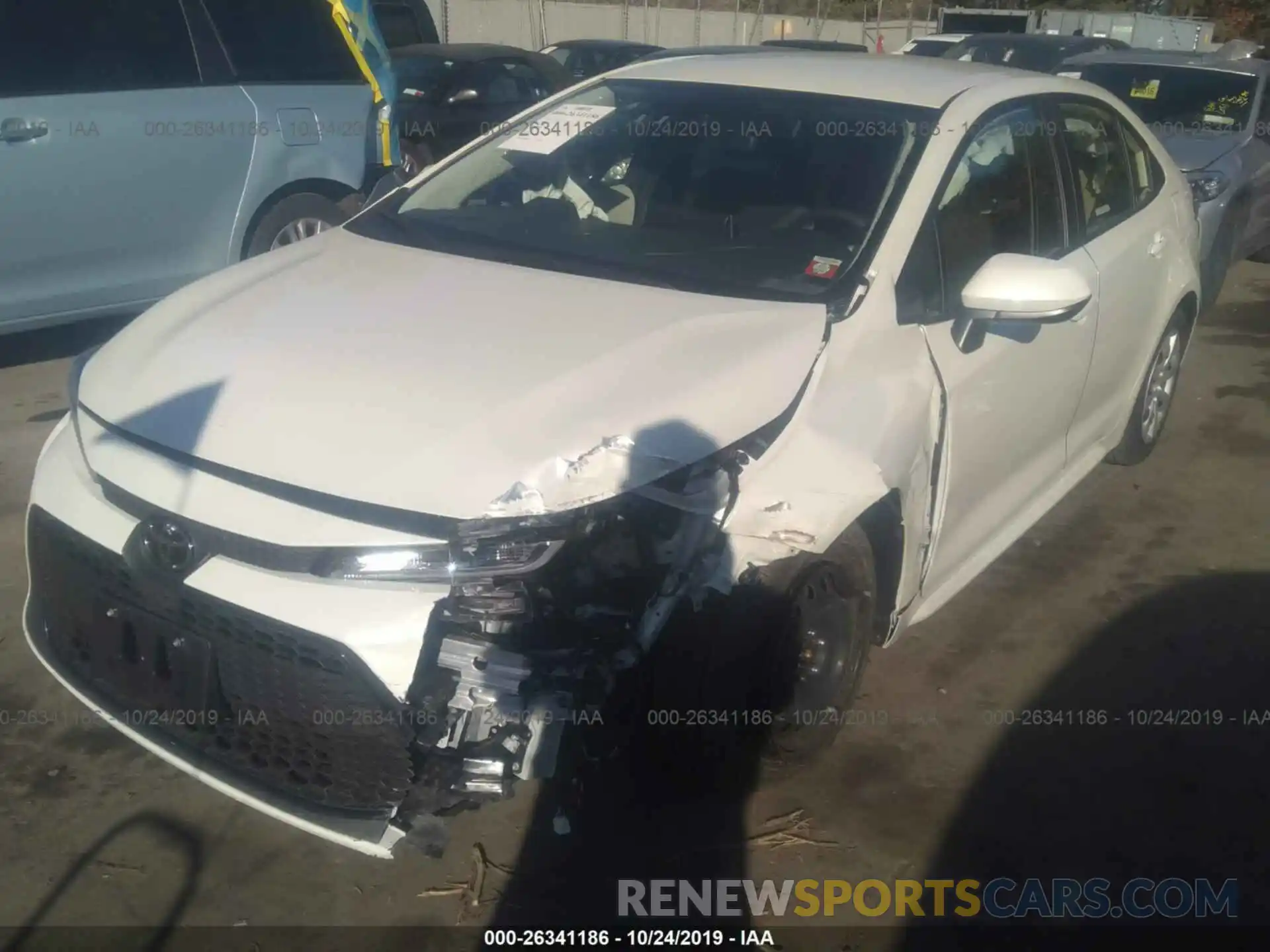 6 Photograph of a damaged car JTDEPRAE7LJ015416 TOYOTA COROLLA 2020