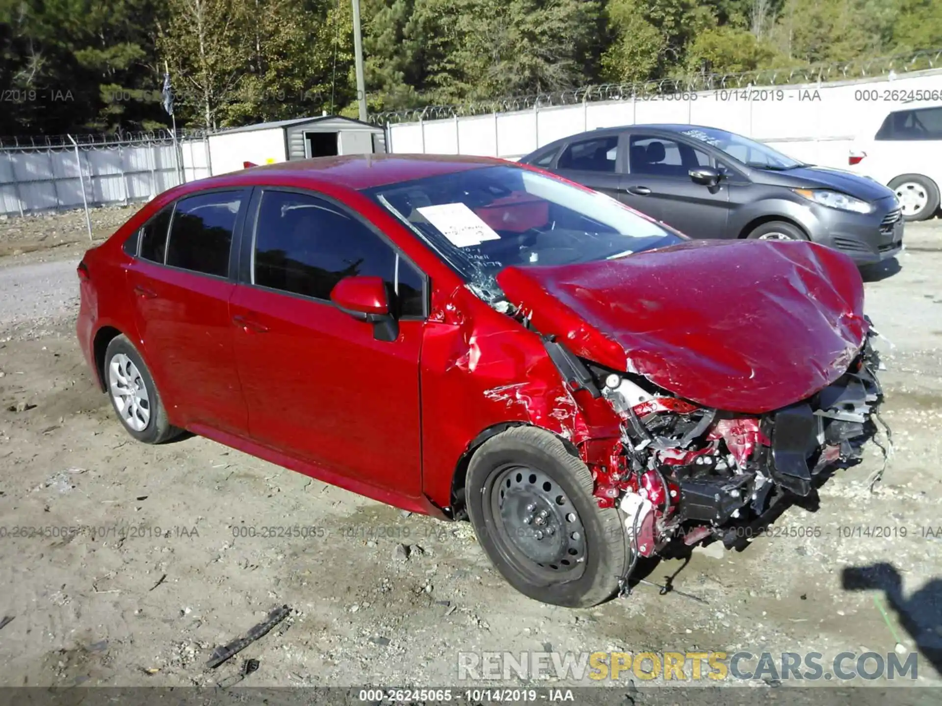 1 Photograph of a damaged car JTDEPRAE7LJ017179 TOYOTA COROLLA 2020