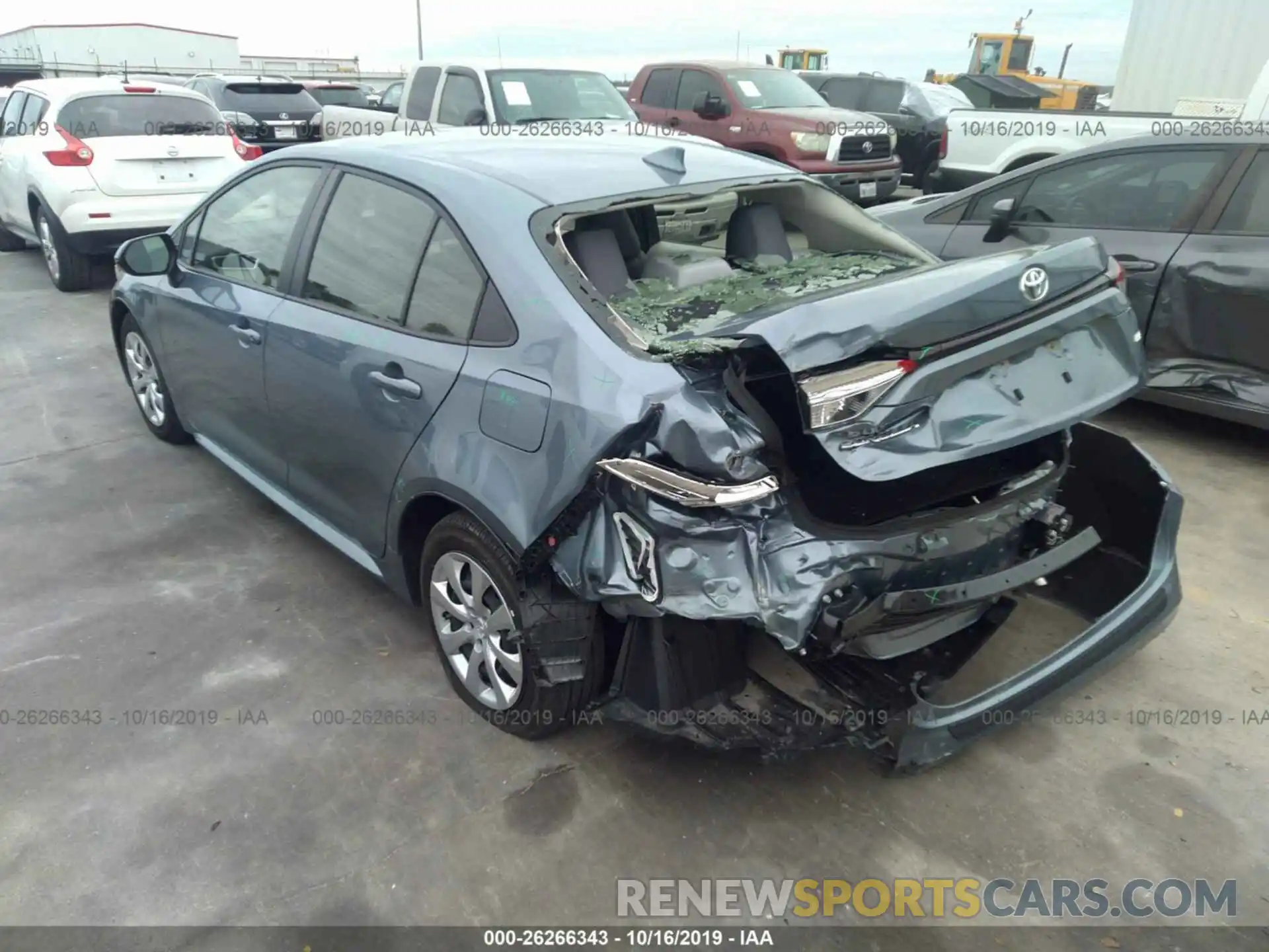 3 Photograph of a damaged car JTDEPRAE7LJ017215 TOYOTA COROLLA 2020