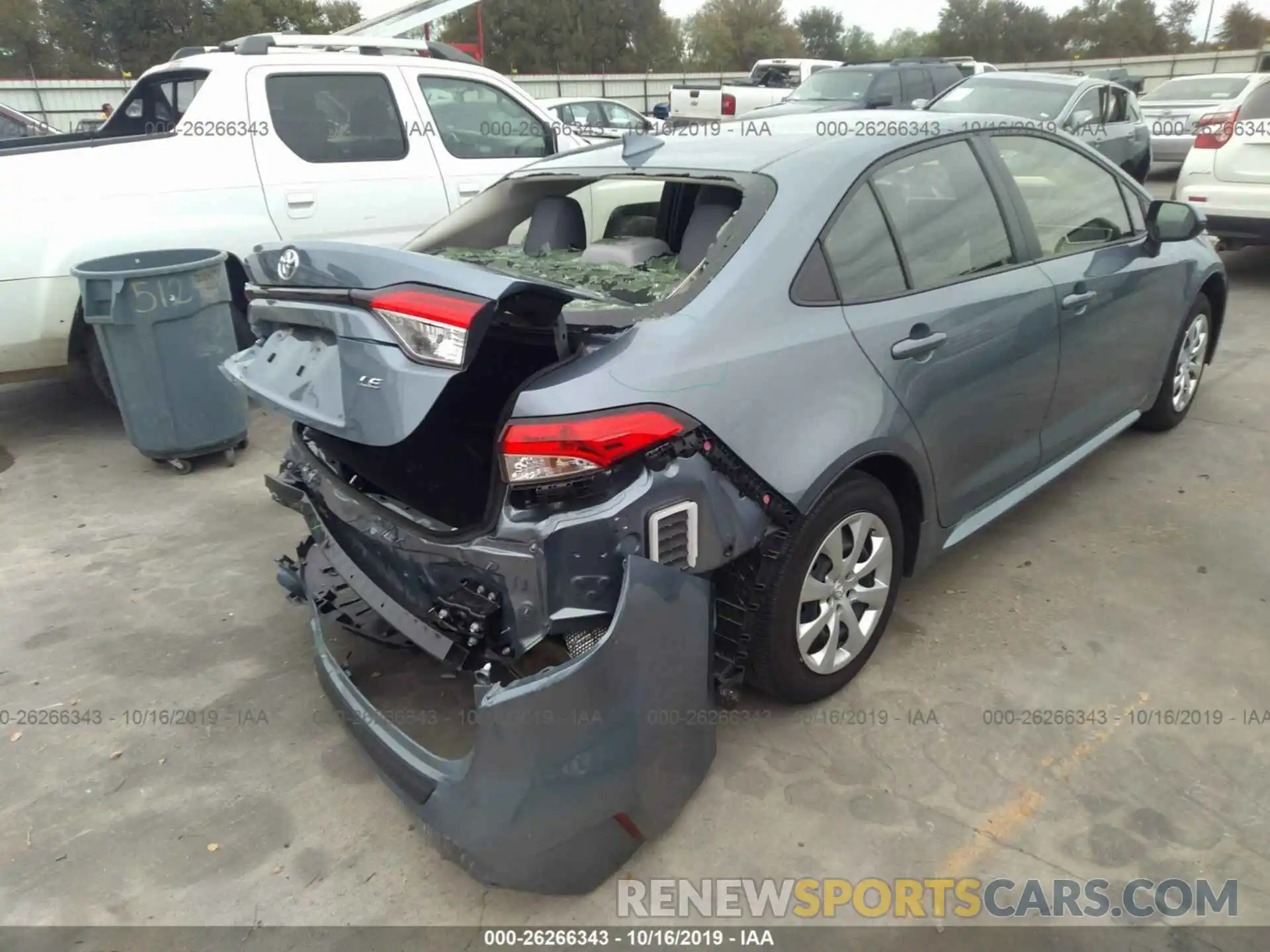 4 Photograph of a damaged car JTDEPRAE7LJ017215 TOYOTA COROLLA 2020