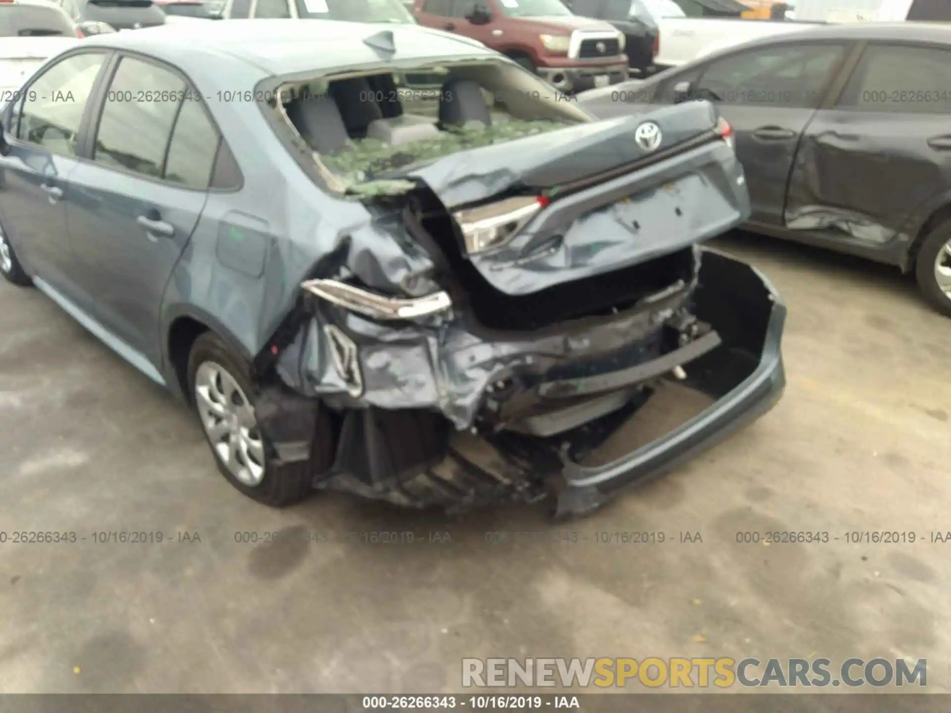 6 Photograph of a damaged car JTDEPRAE7LJ017215 TOYOTA COROLLA 2020