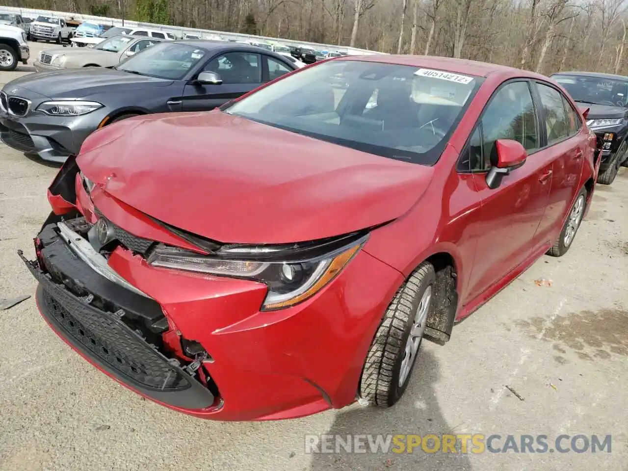 2 Photograph of a damaged car JTDEPRAE7LJ017862 TOYOTA COROLLA 2020