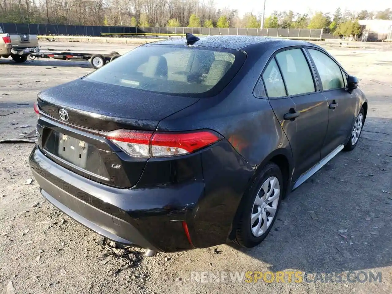 4 Photograph of a damaged car JTDEPRAE7LJ018025 TOYOTA COROLLA 2020