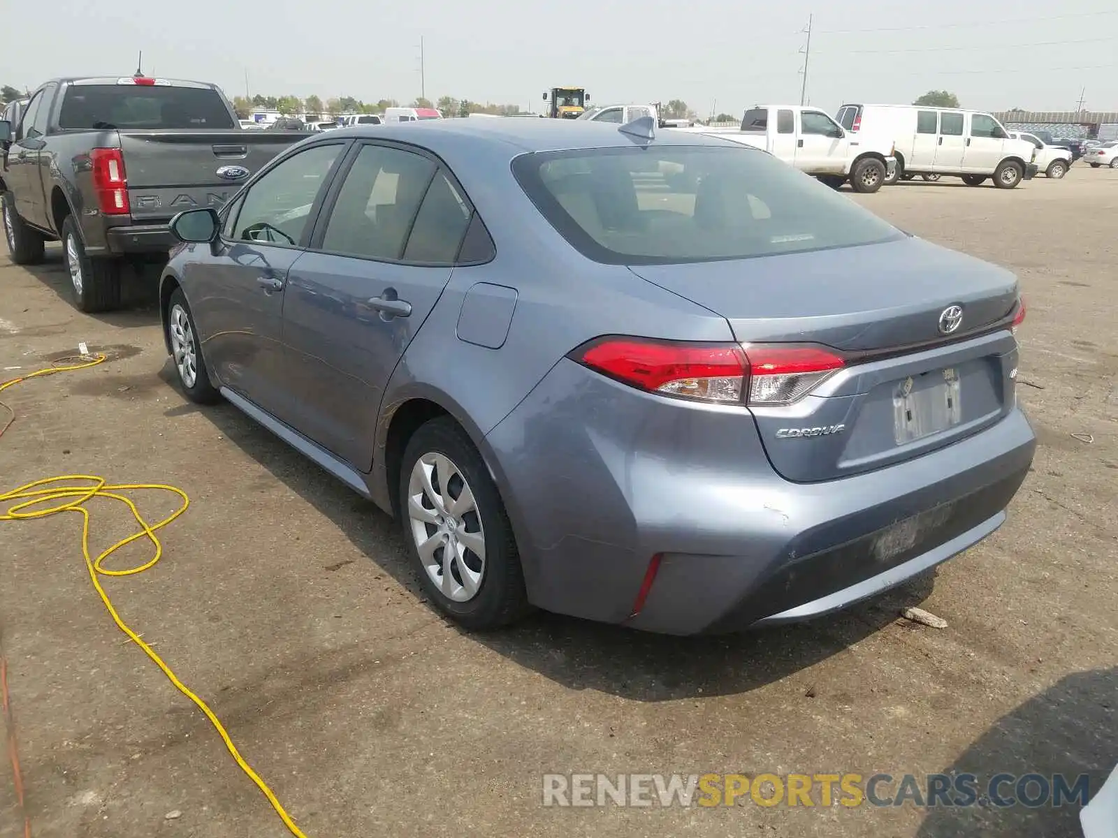 3 Photograph of a damaged car JTDEPRAE7LJ018218 TOYOTA COROLLA 2020