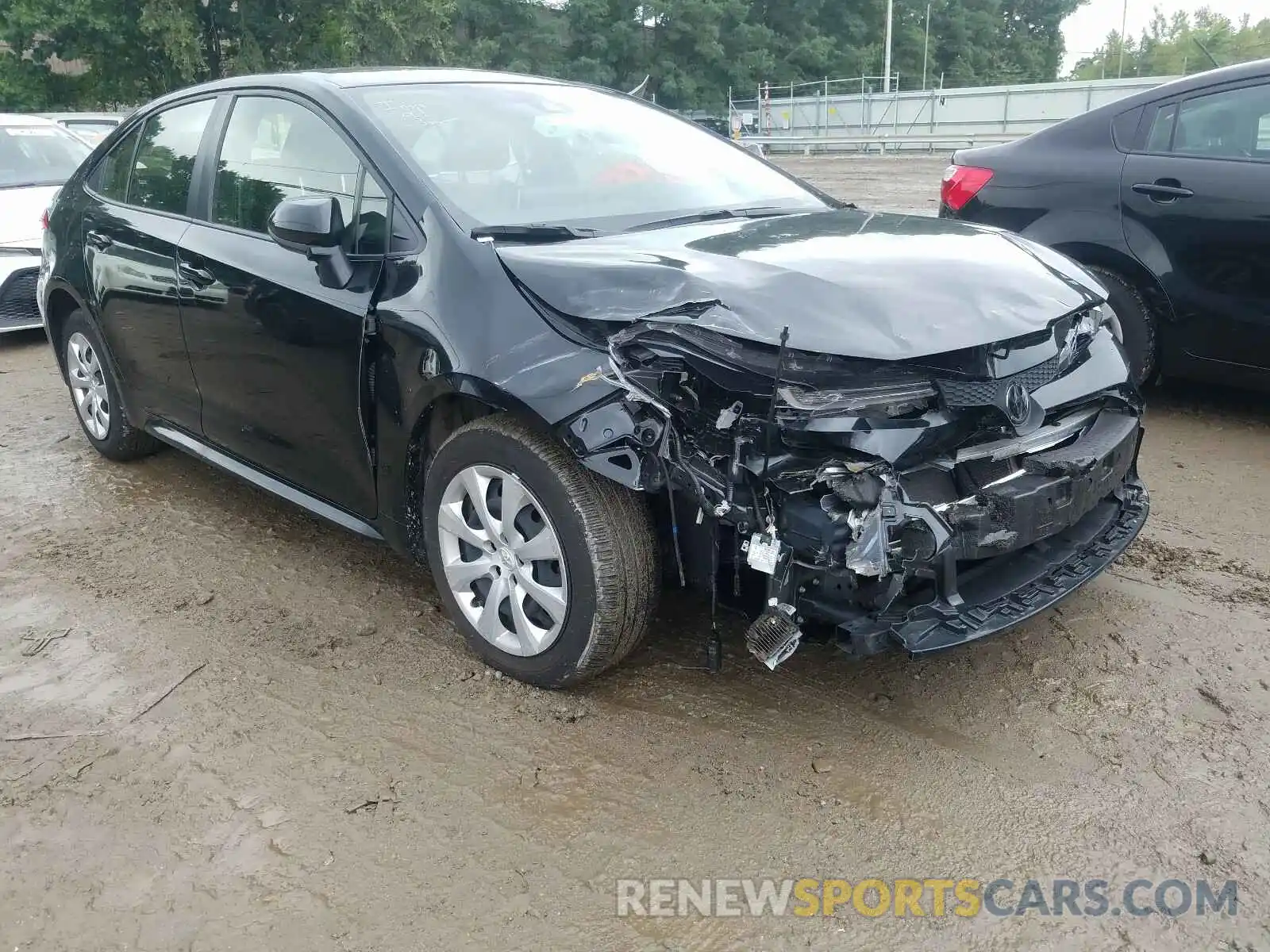 1 Photograph of a damaged car JTDEPRAE7LJ018364 TOYOTA COROLLA 2020