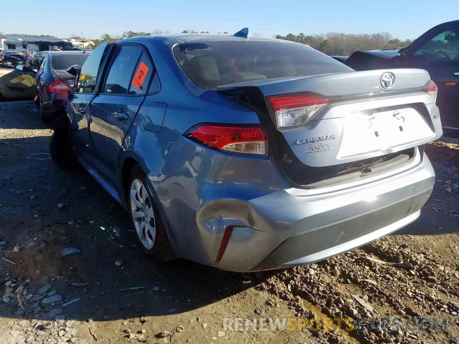 3 Photograph of a damaged car JTDEPRAE7LJ018591 TOYOTA COROLLA 2020