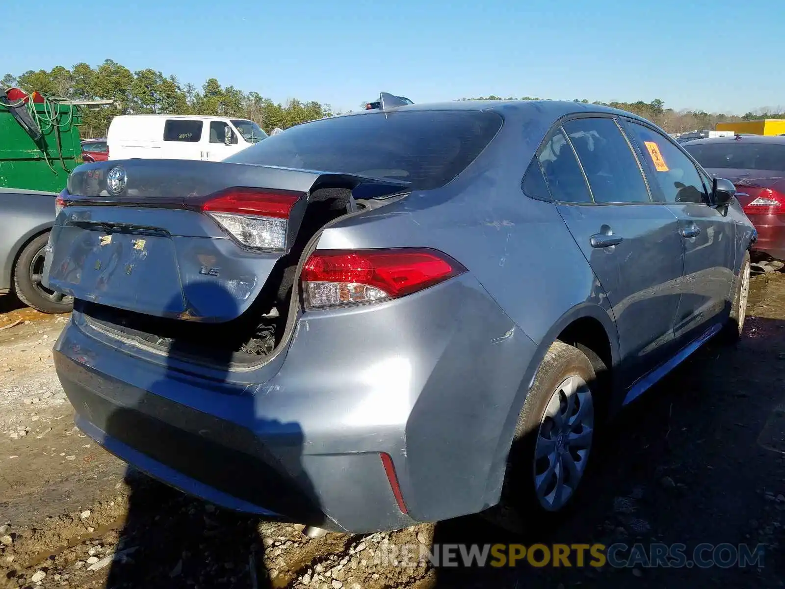 4 Photograph of a damaged car JTDEPRAE7LJ018591 TOYOTA COROLLA 2020