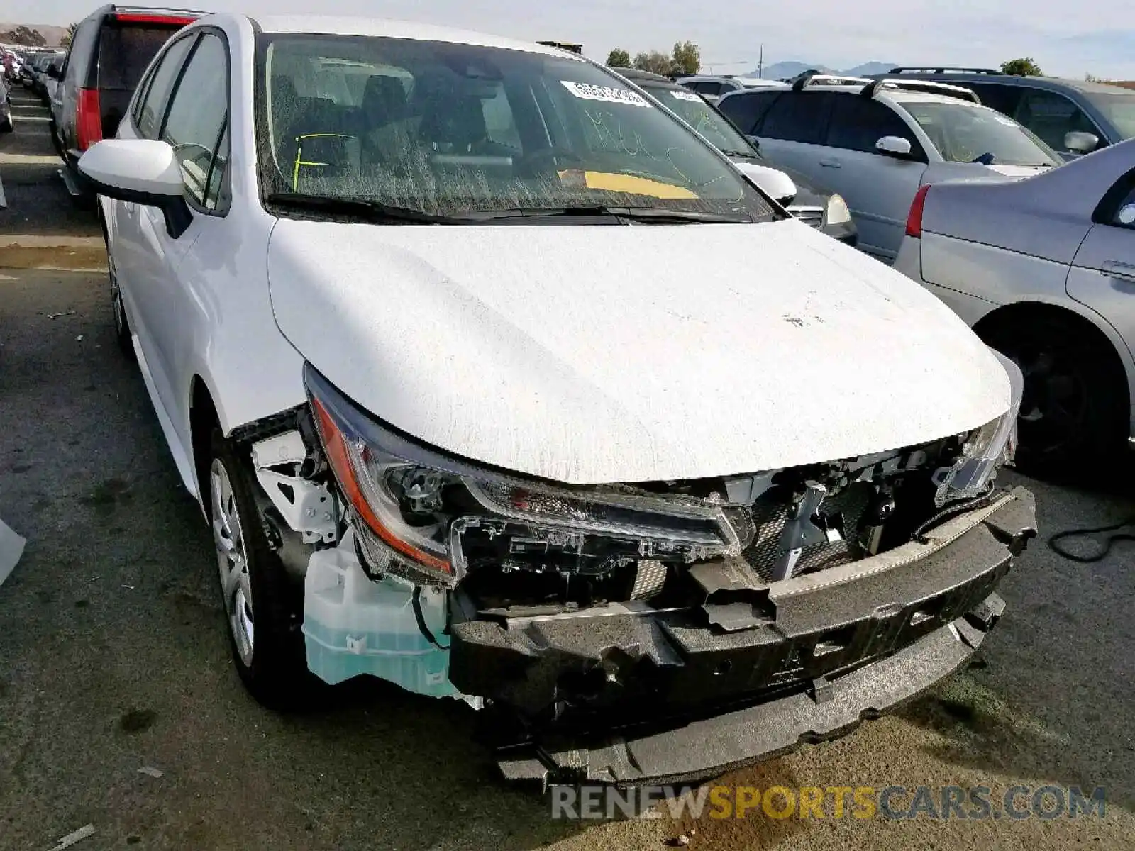 1 Photograph of a damaged car JTDEPRAE7LJ018817 TOYOTA COROLLA 2020