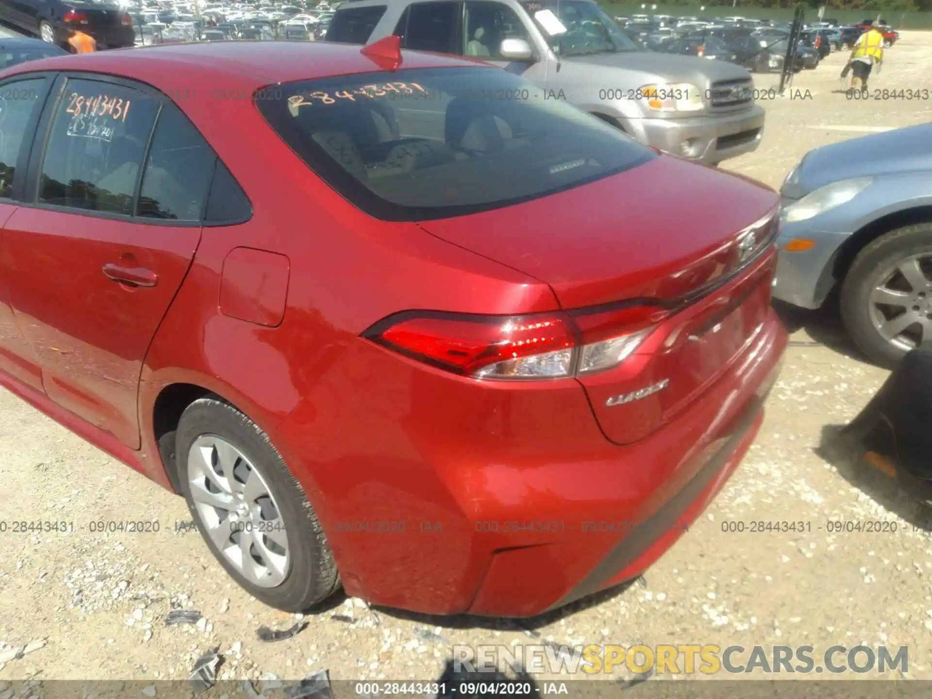 6 Photograph of a damaged car JTDEPRAE7LJ018848 TOYOTA COROLLA 2020