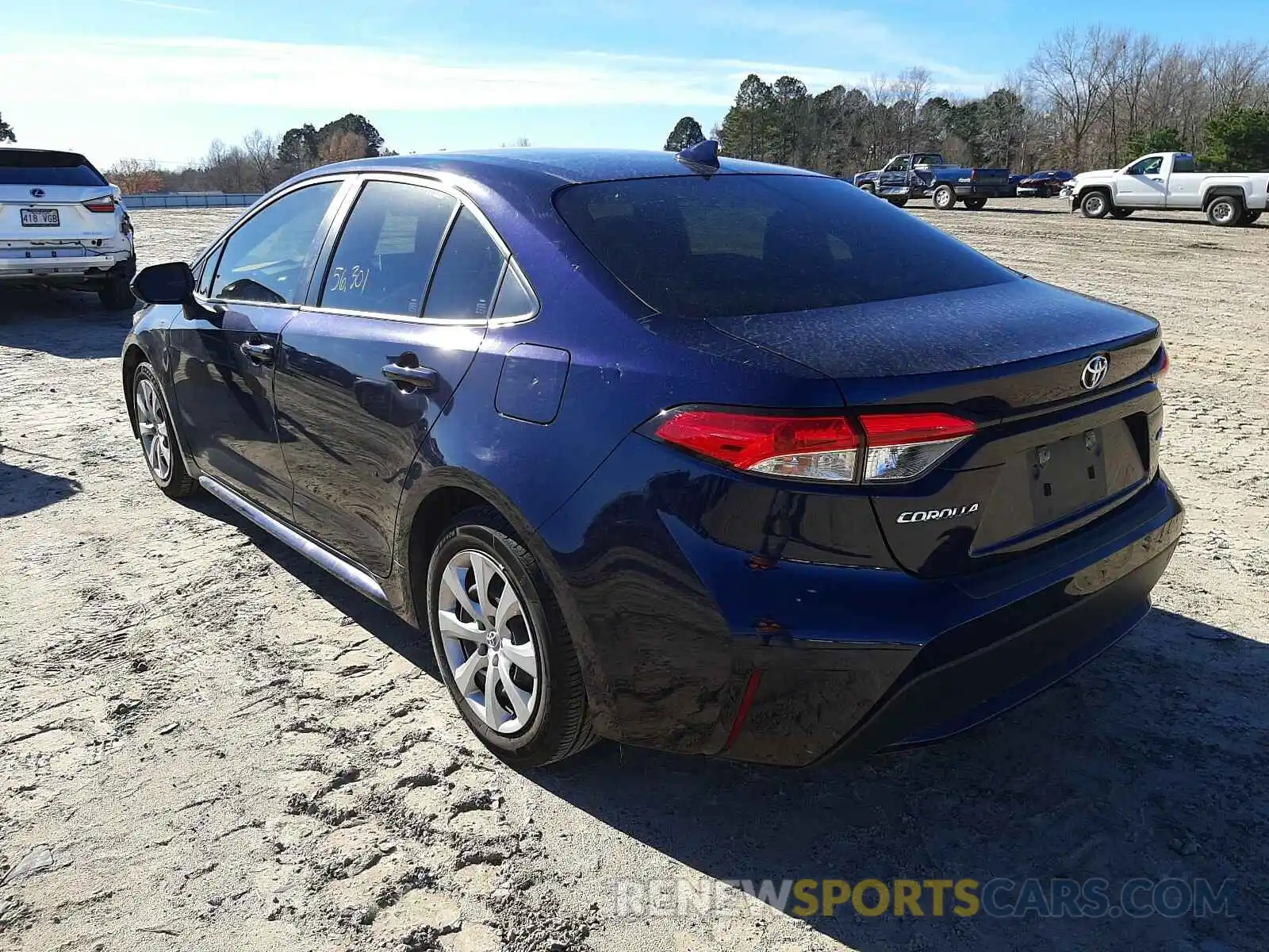 3 Photograph of a damaged car JTDEPRAE7LJ019160 TOYOTA COROLLA 2020