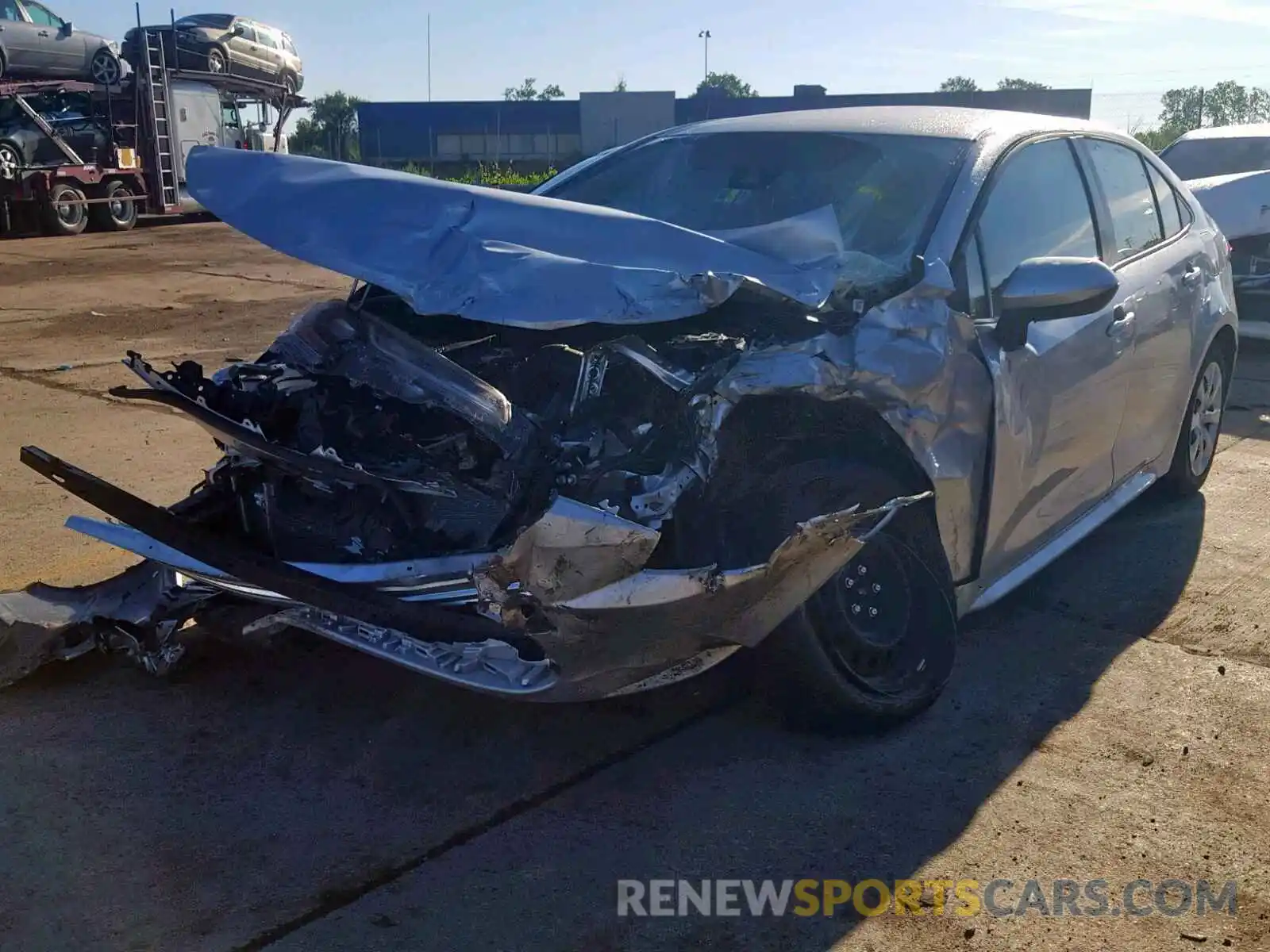 2 Photograph of a damaged car JTDEPRAE7LJ019546 TOYOTA COROLLA 2020