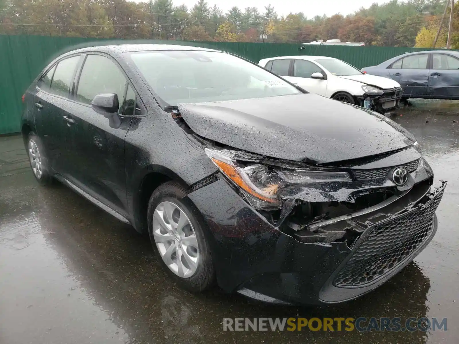 1 Photograph of a damaged car JTDEPRAE7LJ020339 TOYOTA COROLLA 2020