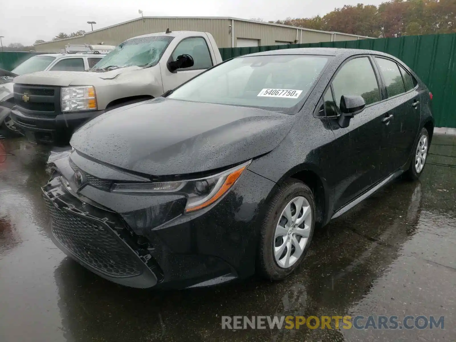 2 Photograph of a damaged car JTDEPRAE7LJ020339 TOYOTA COROLLA 2020