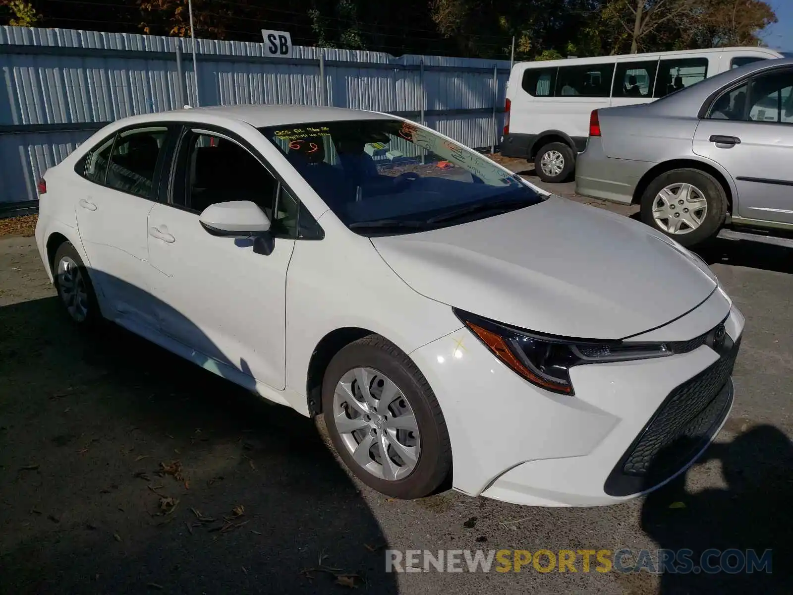 9 Photograph of a damaged car JTDEPRAE7LJ020762 TOYOTA COROLLA 2020