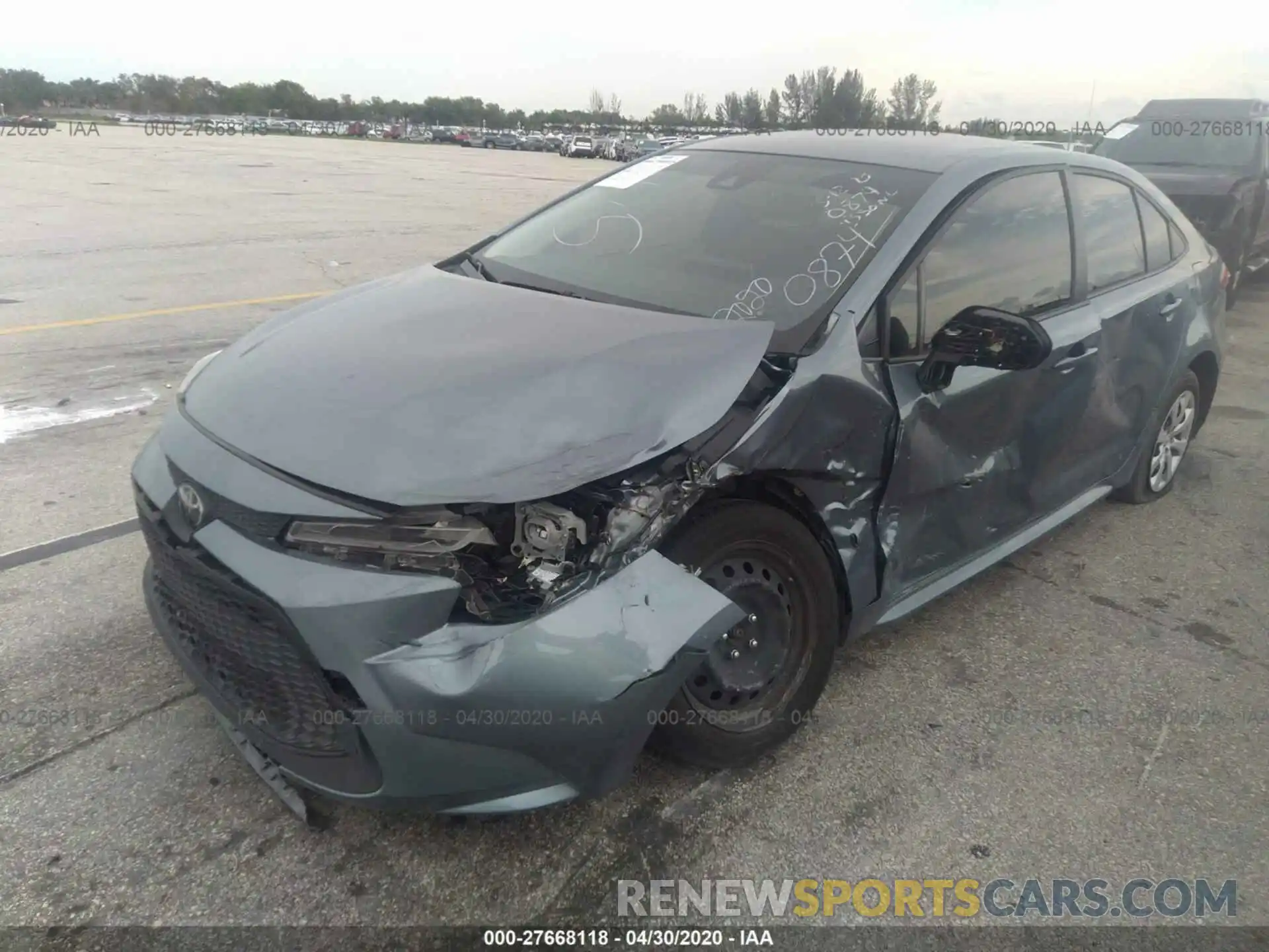 6 Фотография поврежденного автомобиля JTDEPRAE7LJ020874 TOYOTA COROLLA 2020