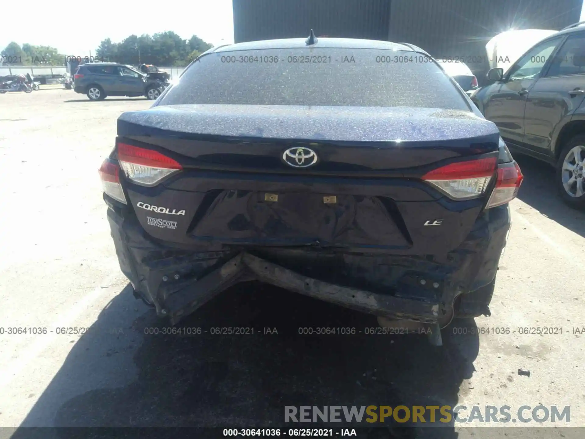 6 Photograph of a damaged car JTDEPRAE7LJ021359 TOYOTA COROLLA 2020