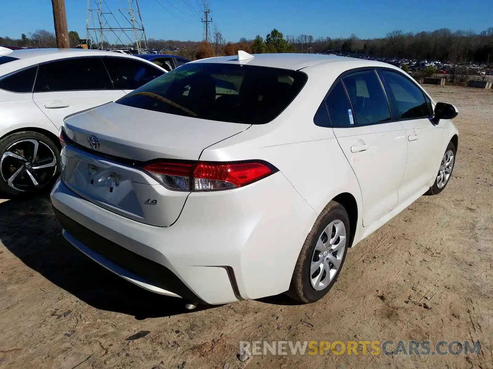 4 Photograph of a damaged car JTDEPRAE7LJ021488 TOYOTA COROLLA 2020