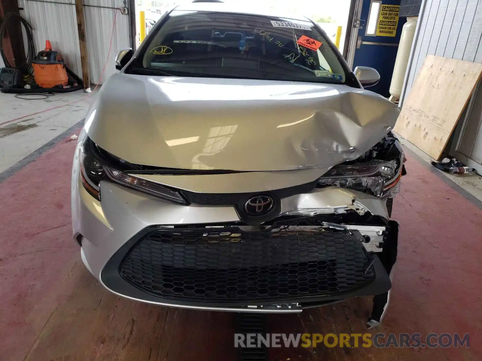 7 Photograph of a damaged car JTDEPRAE7LJ021782 TOYOTA COROLLA 2020