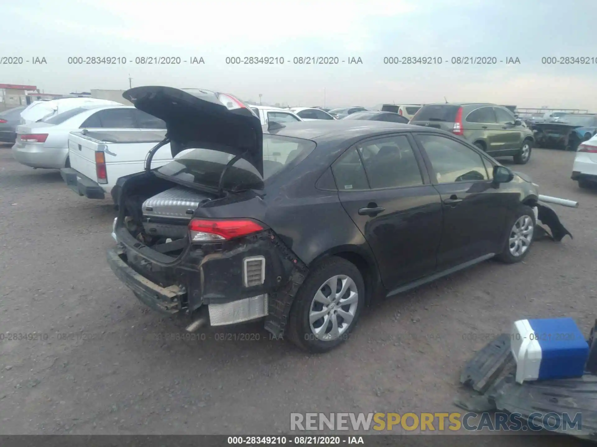 4 Photograph of a damaged car JTDEPRAE7LJ021961 TOYOTA COROLLA 2020