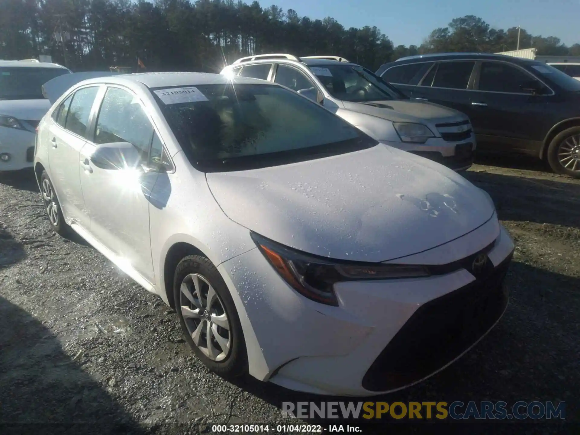 1 Photograph of a damaged car JTDEPRAE7LJ022382 TOYOTA COROLLA 2020