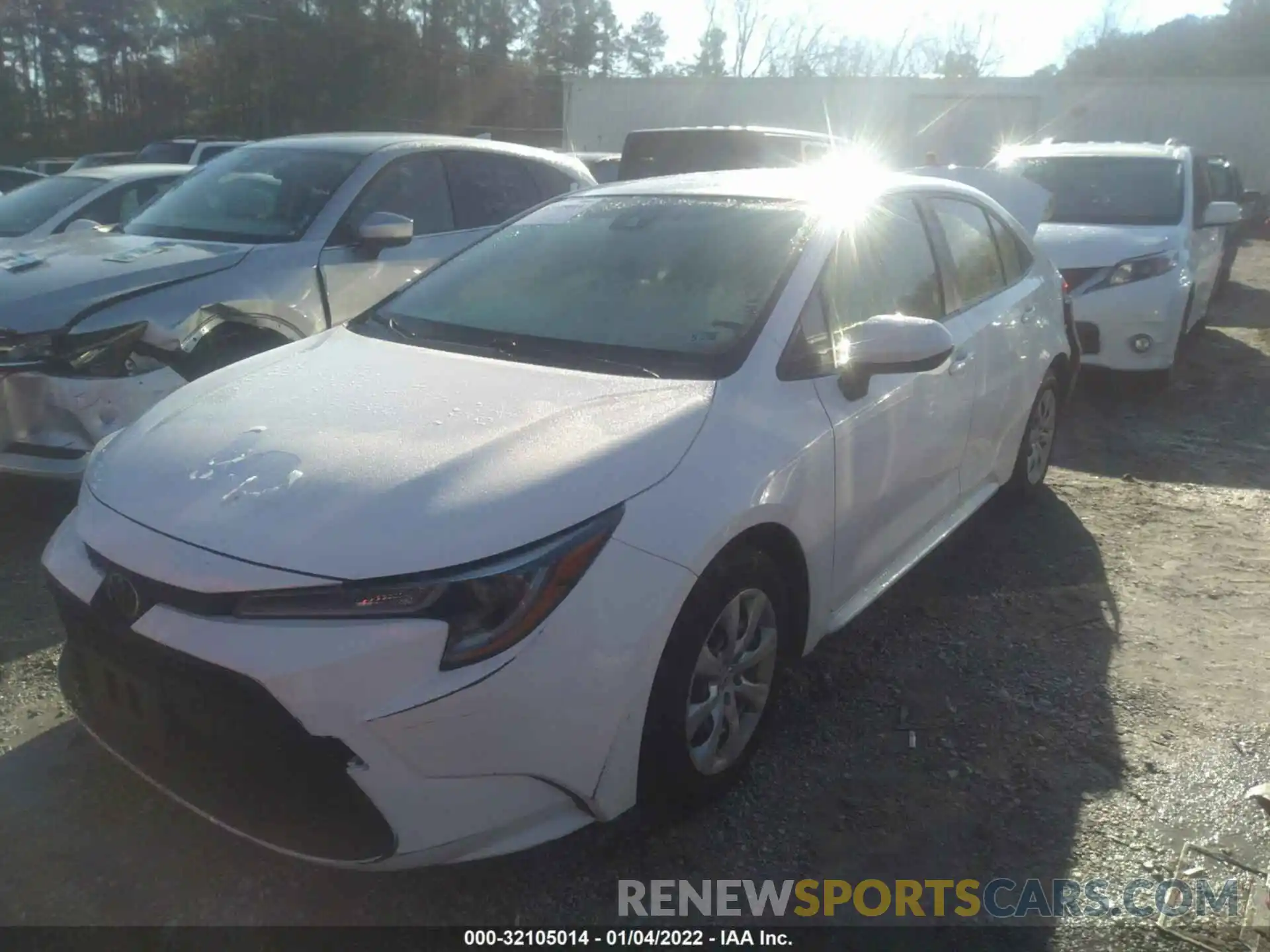 2 Photograph of a damaged car JTDEPRAE7LJ022382 TOYOTA COROLLA 2020