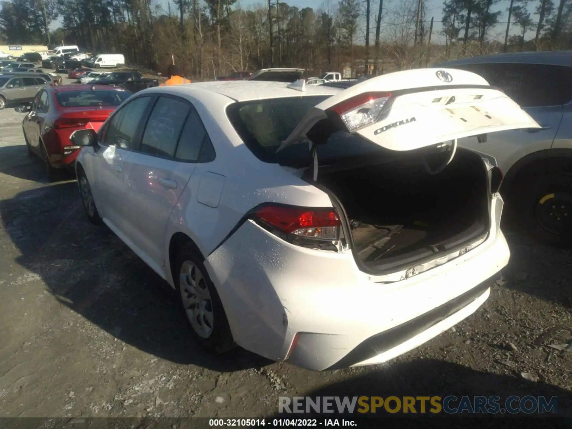 3 Photograph of a damaged car JTDEPRAE7LJ022382 TOYOTA COROLLA 2020