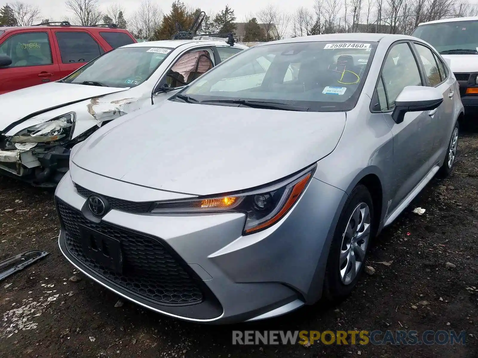 2 Photograph of a damaged car JTDEPRAE7LJ022835 TOYOTA COROLLA 2020