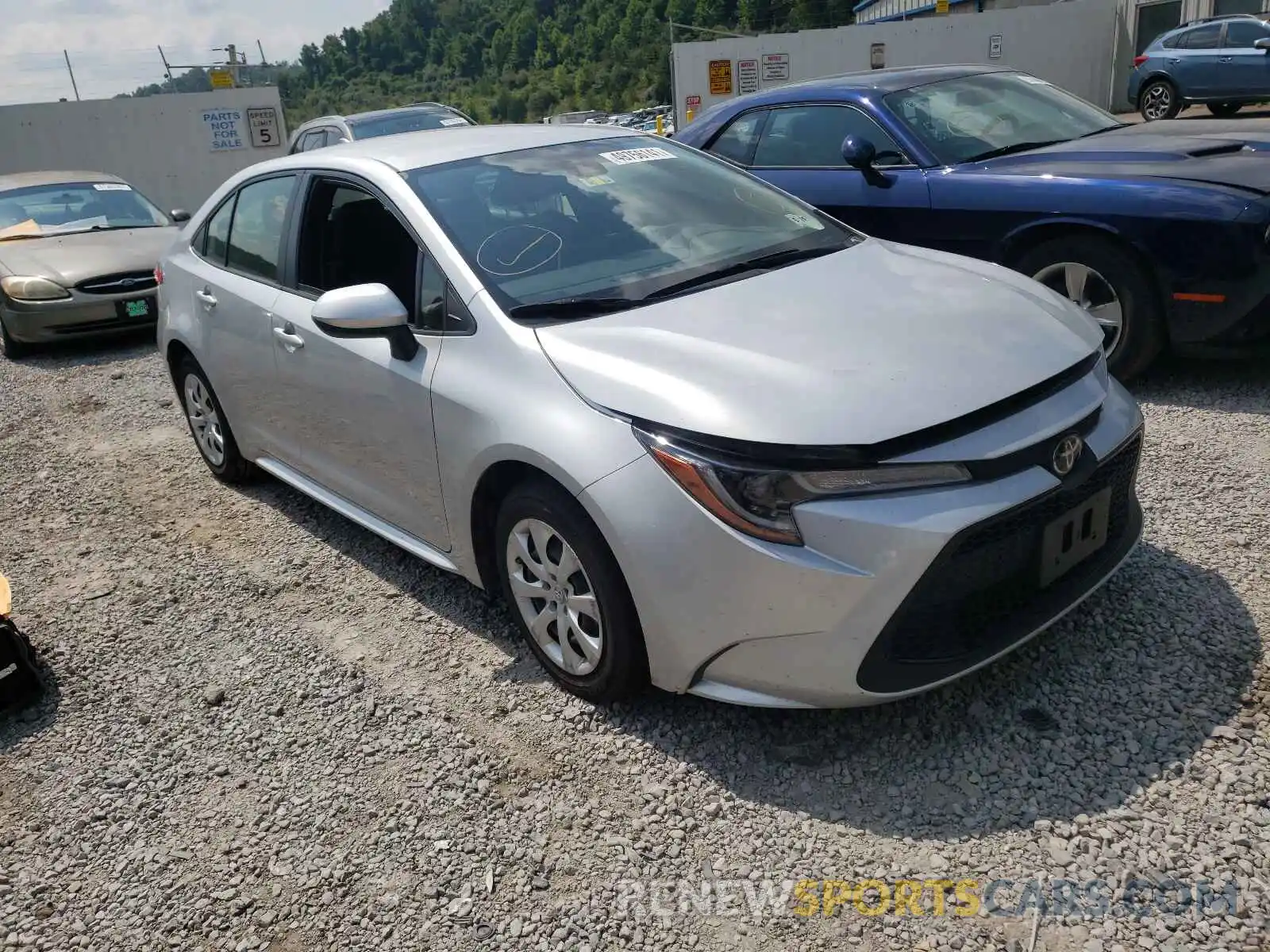 1 Photograph of a damaged car JTDEPRAE7LJ023466 TOYOTA COROLLA 2020