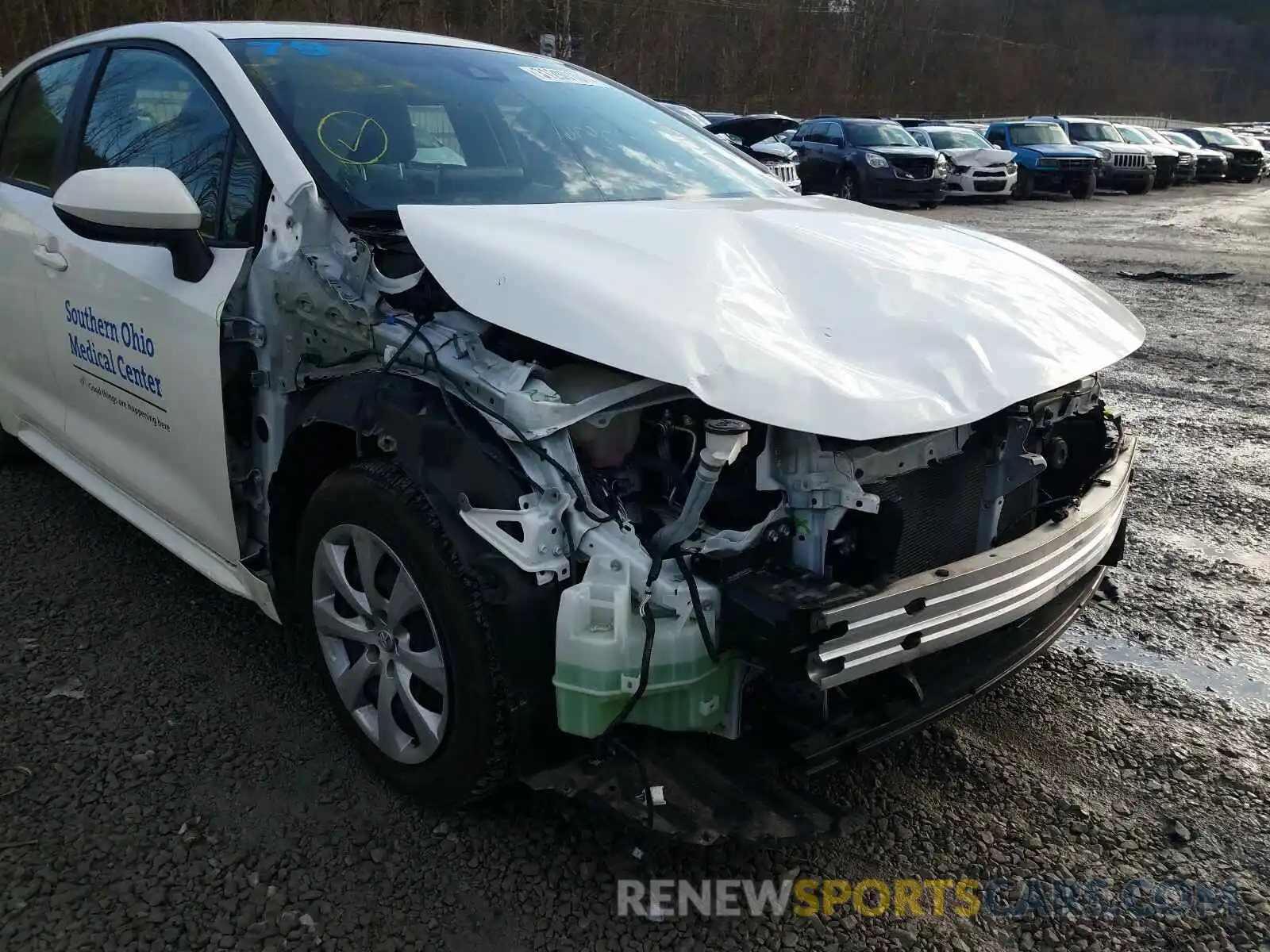 9 Photograph of a damaged car JTDEPRAE7LJ023483 TOYOTA COROLLA 2020