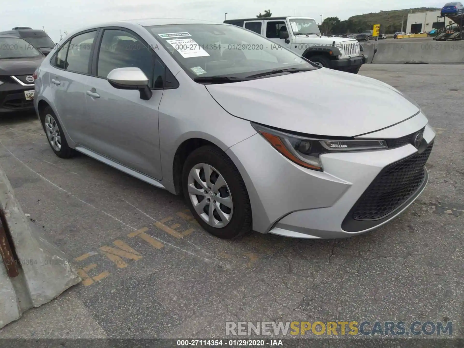 1 Photograph of a damaged car JTDEPRAE7LJ024181 TOYOTA COROLLA 2020