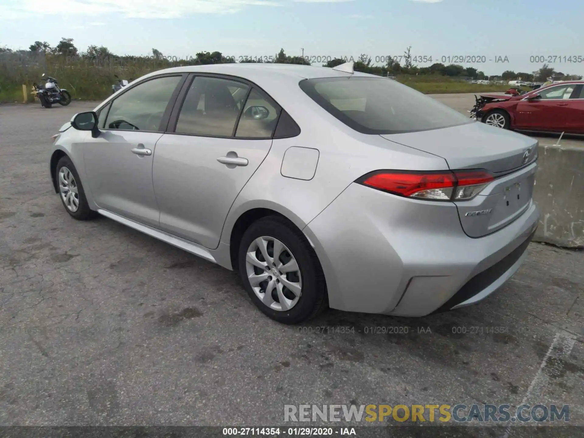 3 Photograph of a damaged car JTDEPRAE7LJ024181 TOYOTA COROLLA 2020