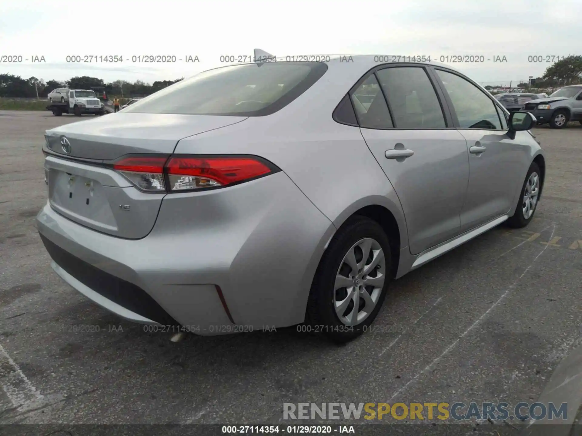 4 Photograph of a damaged car JTDEPRAE7LJ024181 TOYOTA COROLLA 2020