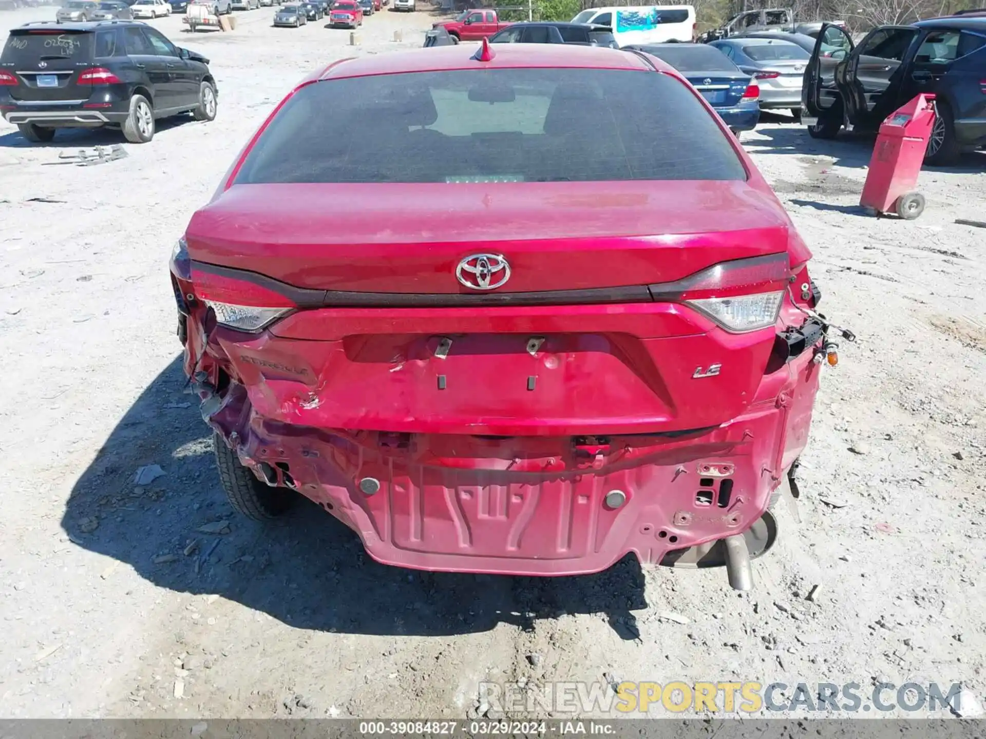 6 Photograph of a damaged car JTDEPRAE7LJ024343 TOYOTA COROLLA 2020