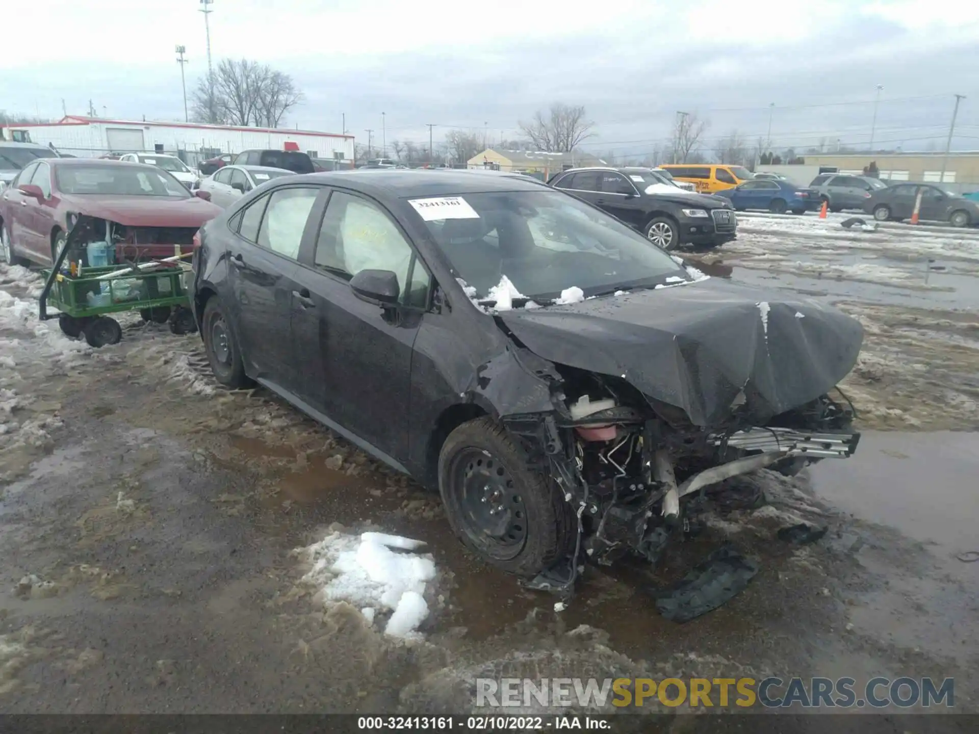 1 Photograph of a damaged car JTDEPRAE7LJ024729 TOYOTA COROLLA 2020