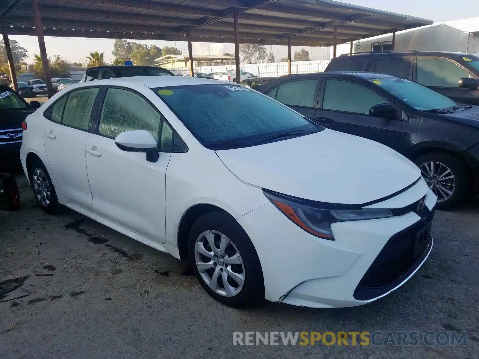 1 Photograph of a damaged car JTDEPRAE7LJ024942 TOYOTA COROLLA 2020